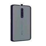 Fastship OPPO Reno2 F Back Cover Smoke Case | Camera Bump Protection Frosted Matte | 360 Degree Anti-Drop for OPPO Reno 2F - Navy Blue
