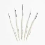 ArtRight Liner Paint Brush Set with 2nd Gen Seamless 5 Pcs Professional Synthetic Bristles Miniature Liner Brushes for Fine Detailing & Painting for Acrylic, Oil, Watercolor & Gouache(5 Pcs)
