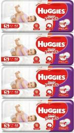 Huggies Wonder Pants Baby Diapers Small 168 Pieces| Pack of 4