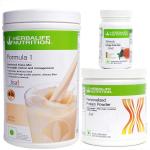 HERBALIFE NUTRITION FORMULA 1 VANILA 500g WITH PROTIEN POWDER 200g +AFRESH TULSI 50g SET OF 3PCS