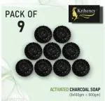 KRIHENCY COSMOPLUS Activated Charcoal Nourishing bathing Soap - Combo pack of 9 (100 GRAM EACH)
