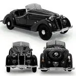 INCLUS SHOP Vintage Cars 1:36 Scale Alloy Die-Cast Pull Back Metal Vintage Car Model Retro Cadillac Series 62 Long Classic Car Collectible Openable Door Toys Car for Kids (Mercedes Benz)