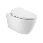 JAQUAR BIDSPA Range Rimless Wall Mount WATER CLOSET / TOILET BOWL (White) | 390x570x365 mm, Electronic PP Seat Cover | Western Toilet/Water Closet(EWC) For Bathroom | ITS-WHT-89953PP