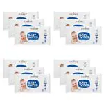 Evelance Caring Baby Wet Wipes with Lid & Aloe Vera 72 pcs (Pack of 12)