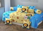 HOMDAZAL Glace cotton diwan set of 8 Pieces , 1 Single Bedsheet With 5 Cushions Covers And 2 Bolster Covers