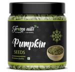 FROZEN NUTS Natural Premium Healthy Pumpkin Seeds for Eating | Protein and Fiber Rich | Healthy Diet Snacks Jar Pack (250 G)
