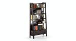 WOOD B' MINE Shangri-la (Book Shelve) Solid Wood (Sheesham) Ladder Book Shelf and Display Unit ( Matte Finish ) Color- Mahogany (L 36.4