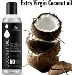 GLOW OCEAN - GLOW EVERYDAY Cold Pressed Coconut oil for Hair and Skin - 100% Pure & Natural Hair Oil (100 g)