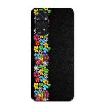 MobiEra Redmi Note 11 4G Rainbow Flower Pattern Plastic Designer Printed Hard Case Cover
