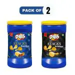 Dibs Stacks Combo of Desi Barbecue & Masala Mania Potato Crisps