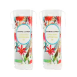 Prima Donna Exfoliating Cotton Pads - Skin Friendly, Hypoallergenic Makeup & Nail Polish Removal Pads, 100% Cotton, Woven texture, Plastic free, Biodegradable - White, 120 Pieces (Pack of 2)