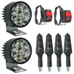 Eshopglee Projector Series Fog Lights with On and Off Switch with Duk Indicator Light