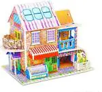 TOYRIX 3D Puzzle Card Board Beautiful House Puzzles For Boys and Girls