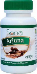SONA HEALTH CARE Organic Arjuna Capsules - 60 Capsules (Pack of 1) ()