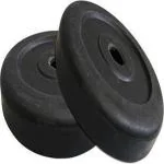 SBR Sports '3KG* 2PIECE RUBBER WEIGHT PLATES FOR HOME GYM EXERCISE DUMBBELL Black Weight Plate (6 kg)