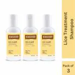 Enshine Anti-Lice Clear Shampoo for Lice Egg Removal Pack of 3 (50ml)|| Effective, Non-Toxic & Safe|Enriched With Neem Seeds & Tulsi Leaves Oil