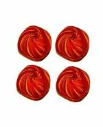 CREYENTES Nadachadi Handmade Red Thread Kalawa Nadachadi Cotton Wrist Band Pooja moli Raksha Sutra or Pujan, Havan, Worship, Diwali, Festival.Round_( Pack of 4 )