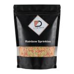 Midwinfer Yellow,Orange,White,Green,Brown,Pink Midwinfer Rainbow Vermicelli Sprinkles, 750 Gm