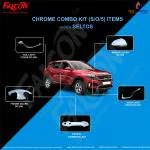 FALCON CAR CHROME ACCESSORIES COMBO KIT FOR SELTOS