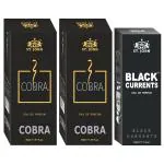 St. John Cobra 50ml Pack of 2 & Black Current 50ml Body Perfume Combo Gift Pack Eau de Parfum - 150 ml (For Men & Women)