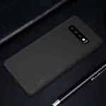 Star Craftune Nillkin Case for Samsung Galaxy S10 Plus 5G Super Frosted Shield Hard Back Soft Border (PC + TPU) Shock Absorb Cover Raised Edge Camera Protect