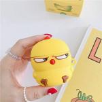 MADHAV COMMUNICATION Apple earpod 2 and 1 cute silicone case cover 2016 model with keychain 360 protactive case compatible with apple 1st & 2nd generation cover ( earpods not included )