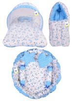 Toddylon Baby Bedding for New Born Baby with Mosquito Net Bed Sleeping Bag & Reversible Baby Nest Tub Bed