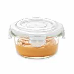 Borosil Borosilicate Glass Storage Container - 240ml, 1 Piece, Transparent