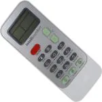 NixGlobal 129A WHIRL-P00L AC Remote Compatible with WHIRLPOOL 1 / 1.5 / 2 TON AC Remote Controller (White)