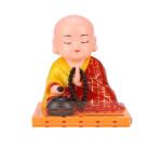 SoilMade Sitting Solar Buddha Multicolour SizeApprox 10 CM