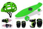 Jaspo Green Ride On Penny Board Pro Skateboard combo 22 X 5.5 inch,10 yrs