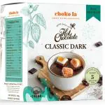 Chokola Classic Dark Drinking Chocolate | Drinking Chocolate Powder | Hot Chocolate & Cold Chocolate Drink | 100% Couverture | No Equipment Required | Dark Chocolate Powder | Makes 10 Cup | 250 Gram