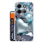 Snazzy Multicolor Silicon Shock Proof Back Cover for Infinix Note 30 5G