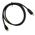 Microware MFG 0A36537 Mini HDMI to HDMI Cable Canon 1100D/700D/600D/60D/5D Digital Camera, Black