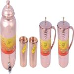 Shivshakti Arts SSA-2450-4-2 Jug Glass Set (Copper)