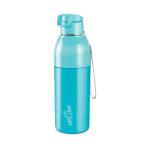 Milton Steel Convey 600 Cyan Round Stainless Steel Insulated Water Bottle,520 ml