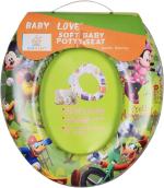 Ole Baby Green Mickey Mouse Padded Soft And Durable Full Cushion Trainer Potty Seat