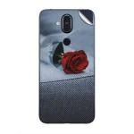 GADGETSWRAP Printed Vinyl Skin Sticker for Nokia 8.1 - Rose Sofa Furniture