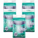 Smilepad Tape Style Adult Diapers for Bed Patient | Waist Size 48-68 inches | XL - Count of 50 Diapers