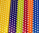 Sejas Collections Dot Polka Gift Wrapping Pape for Gift Packing DIY 2.8 x 19 Inches (Pack of 25) Multicolor