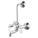 Oppo Brass Wall Mixer with L-Bend