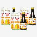 SONA HEALTHCARE Branosin Syrup supports brain and memory 200 ml (Pack of 3)