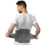 KUDIZE Spondylosis Acute Chronic Mild Lower Back Pain Osteoporosis Slip Disc Grey, XXXL