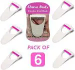 OPTRA-Finyuv Stainless Steel Soft Shaving Body Disposable Razor (Set Of 6)
