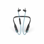 EKKO Unplug N06 - Neckband with ENC Call Noise Cancellation, Low Latency of 40 Milli Seconds, Playback time Upto 150 Hours, Max Bass,Type-C, Siri & Google Assistant (Blue.)Ekko Blue Plastic, Metal Max Bass Neckband