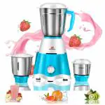 Alibaba Supreme Super Dynamic 750 Watts Mixer Grinder (3 Jars, White & Sea Green)