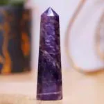 Crystal Divine Amethyst Crystal Showpieces For Home Decor Items & Decorative Items Crystal Pencil For Healing Crystal Tower Healing Crystal Stone Crystal Stone Healing stone Crystal Pencil For Healing