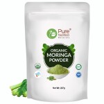 Pure Nutrition Organic Moringa Powder for Digestion, Immunity & Weight Mangement - 227g