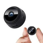 QIWA Camera, WiFi Wireless 1080P Camera with Audio and Video Live Feed, Portable HD Nanny Cam with Night Vision and Motion Detection for Car Home Office