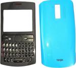 Imbi Nokia Asha 205 Dual Sim Blue Plastic Replacement Front And Back Panel